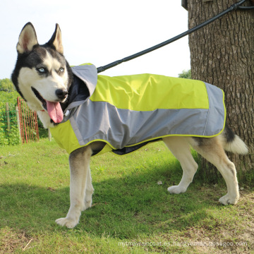 Chaqueta de seguridad reflectante impermeable con capucha